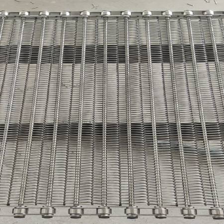 繞絲鏈條式傳桿輸送網(wǎng)帶